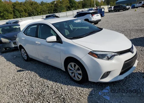 2016 Toyota Corolla L from USA, damaged, VIN 2T1BURHE4GC591354
